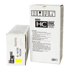 Afbeelding van Riso S-4673E inktcartridge geel (origineel)